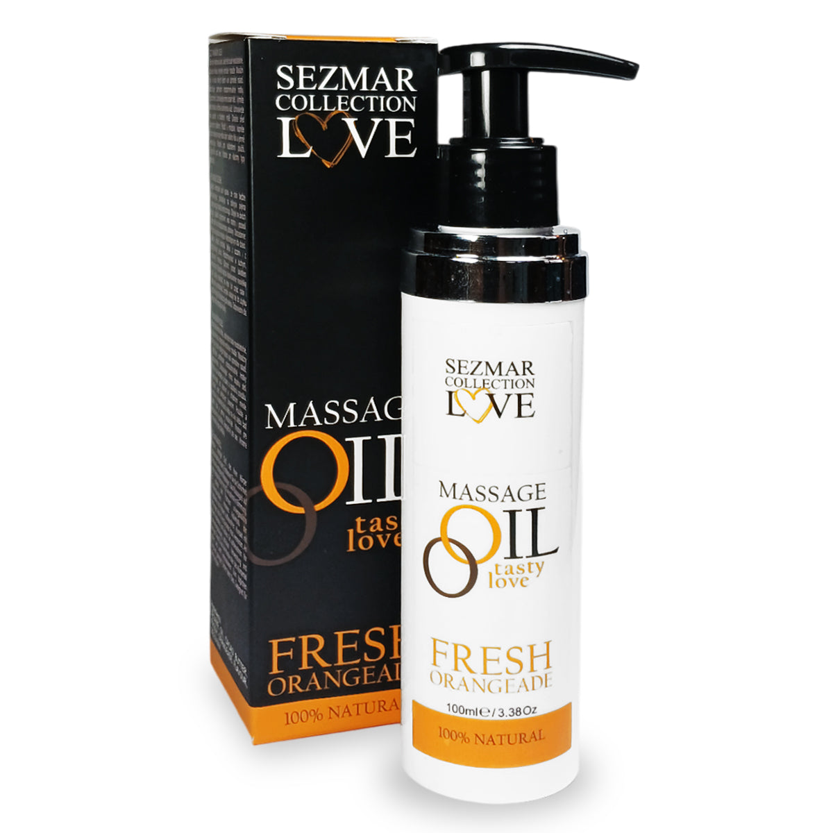 Intieme massageolie Sinaasappelsap, 100 ml