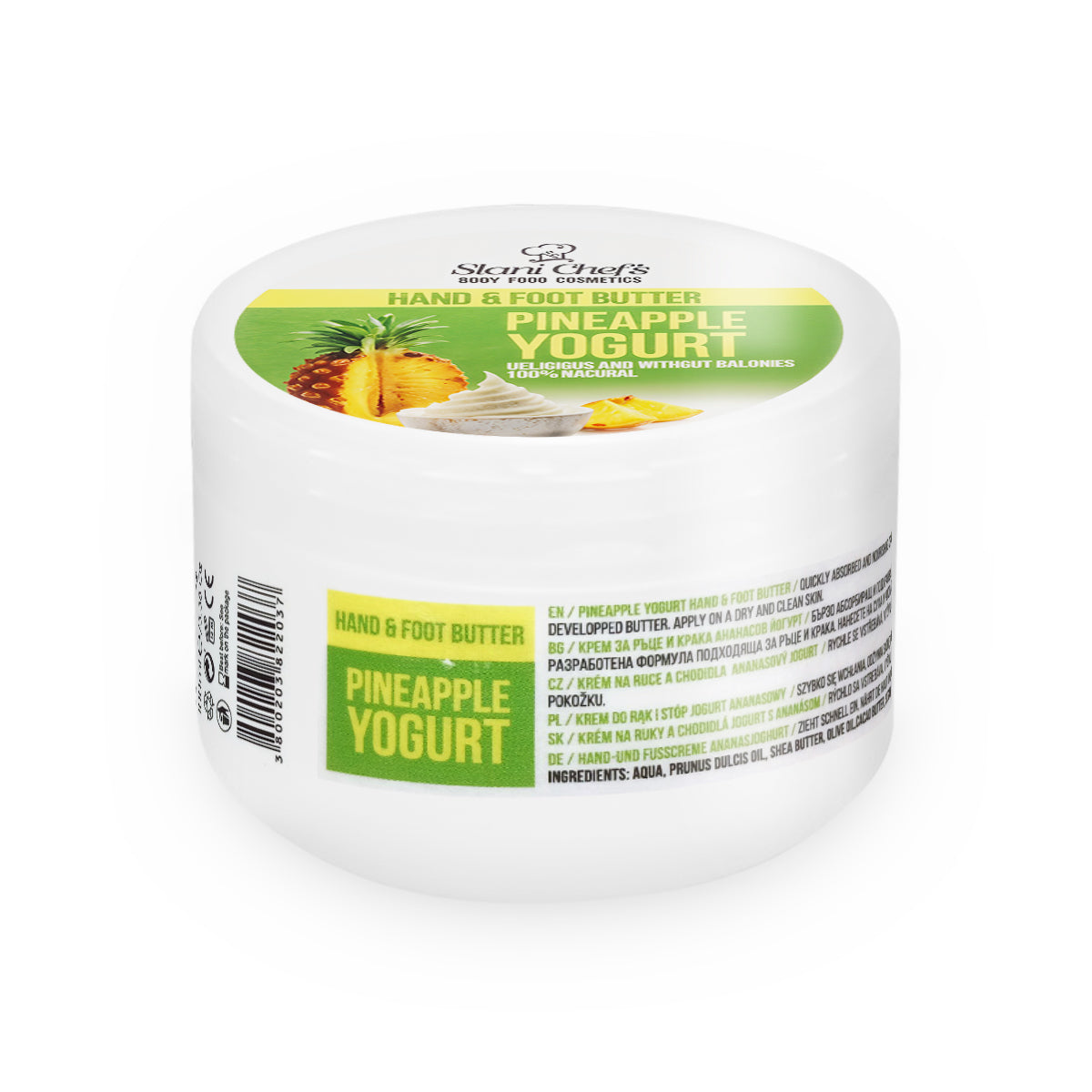Ananas Yoghurt Hand- en Voetcrème, 100 ml