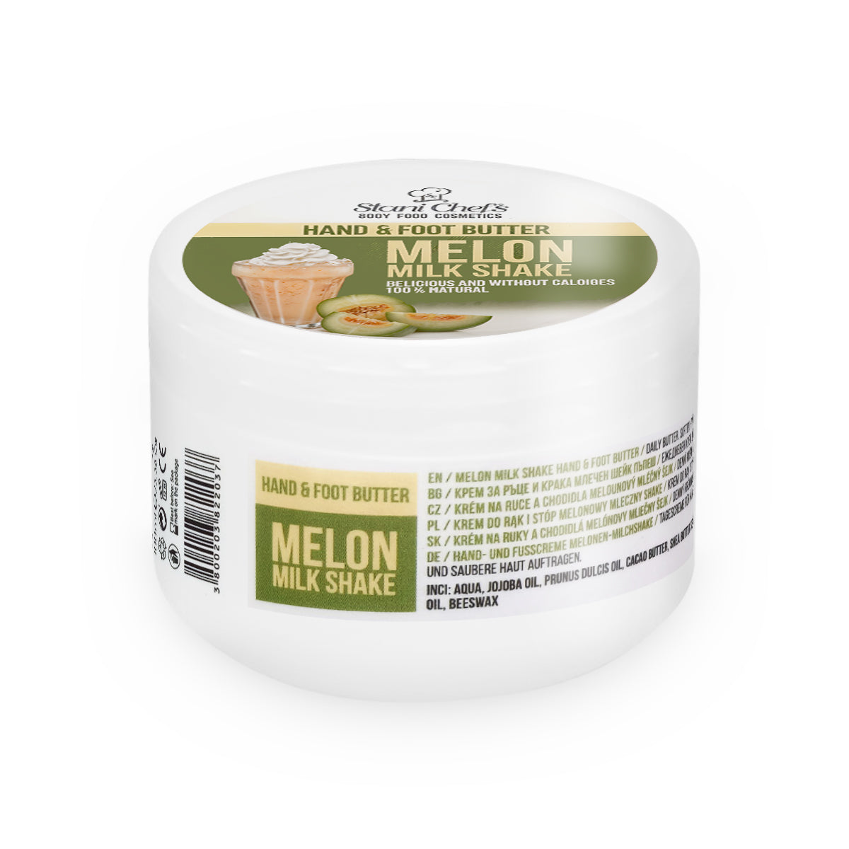 Meloenmilkshake hand- en voetcrème, 100 ml