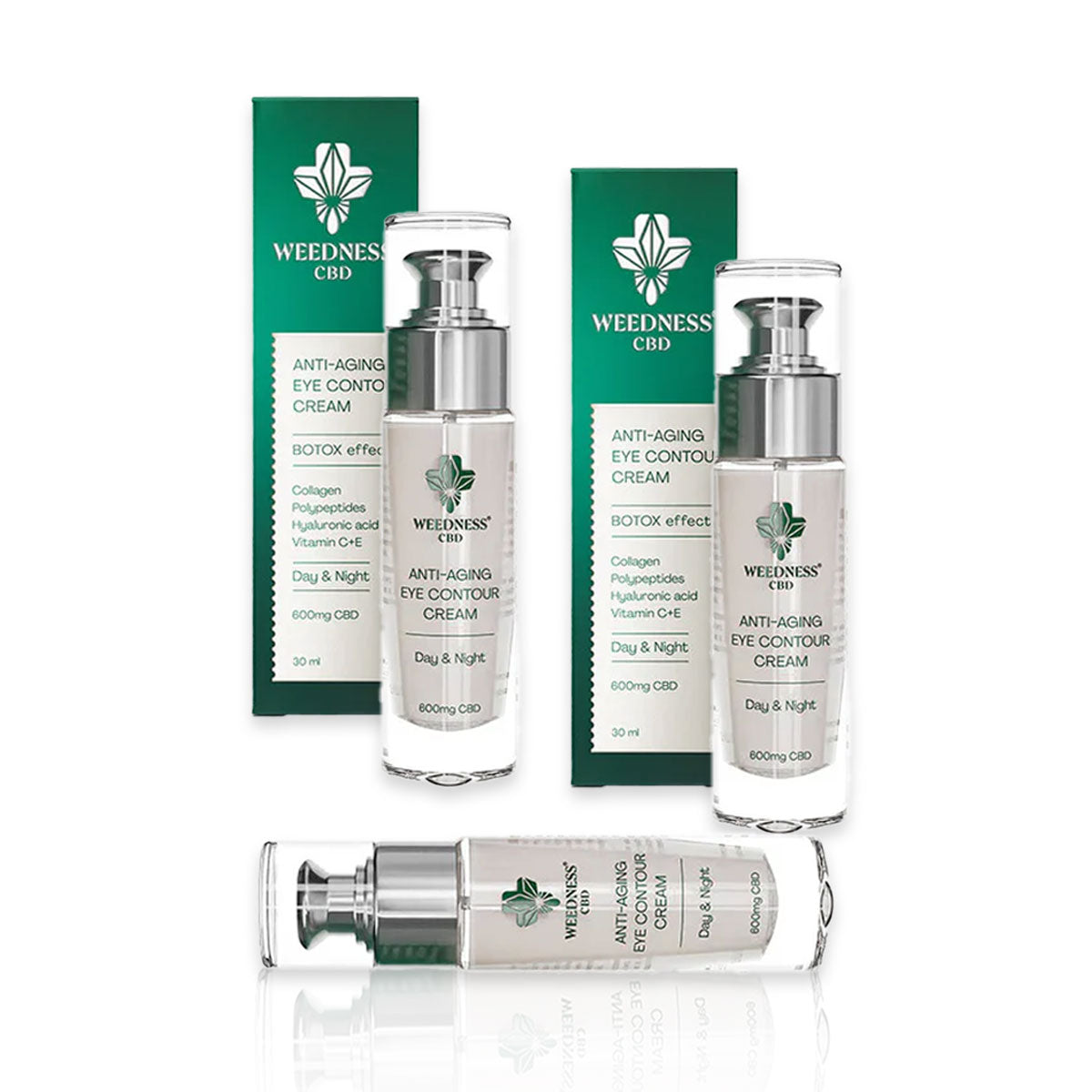 Bundle 1+1=3 "24h Lifting Hyaluronic Serum with 600mg CBD"