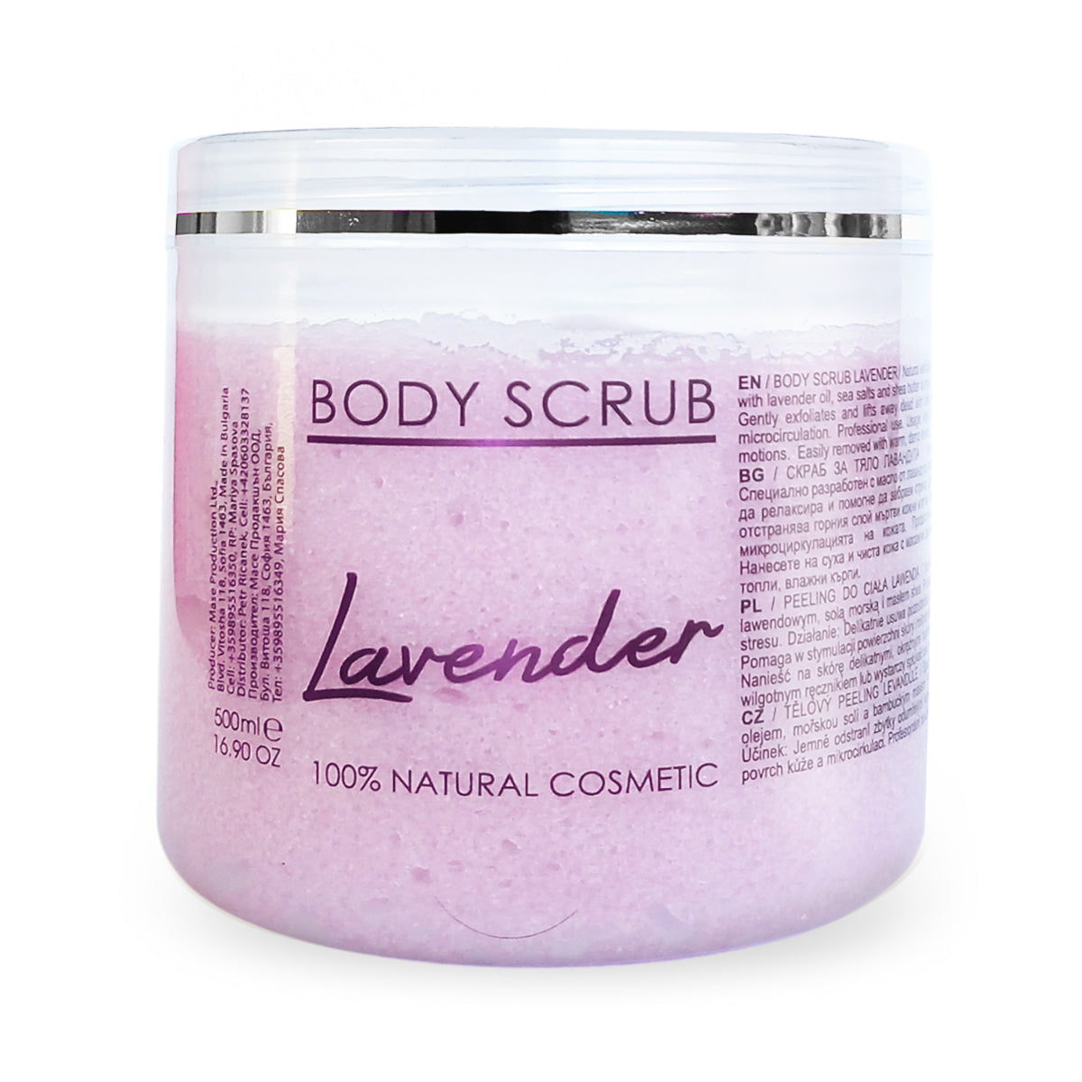 Lichaamsscrub Lavendel, 500 ml