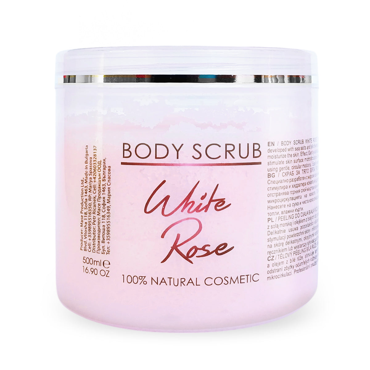 Bodyscrub Witte Roos, 500 ml