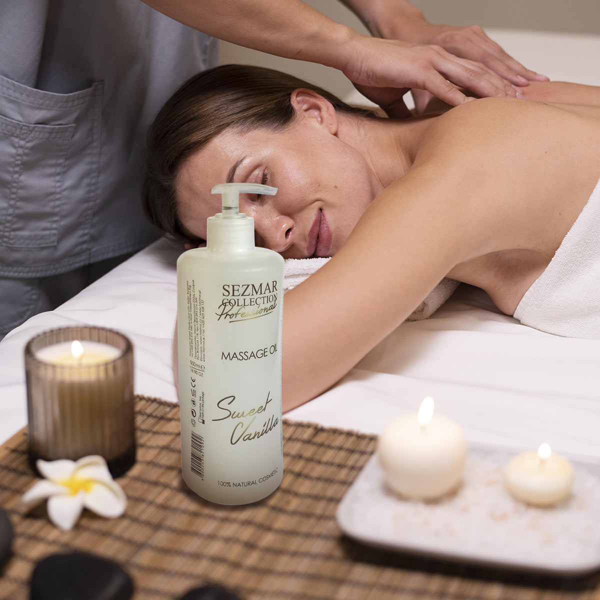 Massageolie Zoete Vanille, 500 ml