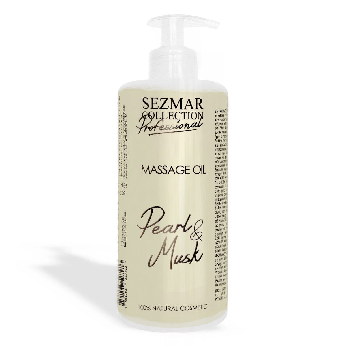Massageolie Parel§Musk, 500 ml