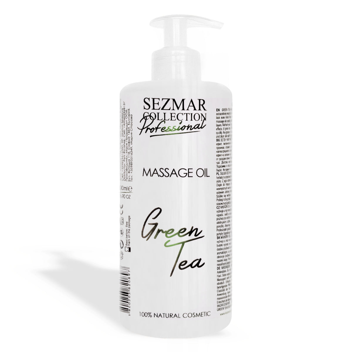 Groene thee massageolie, 500 ml