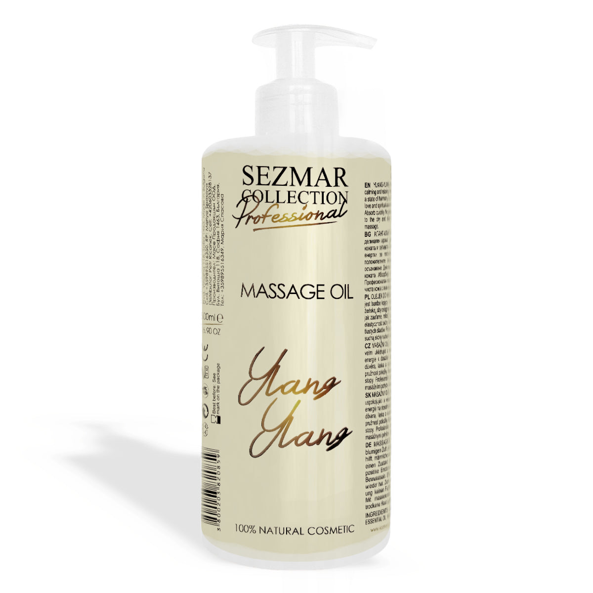 Ylang Ylang Massageolie, 500 ml