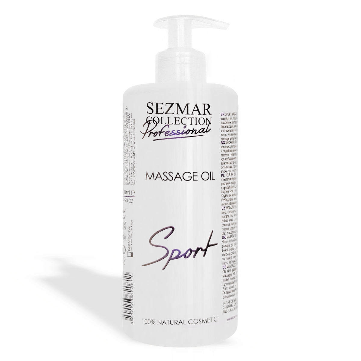 Sportmassageolie, 500 ml