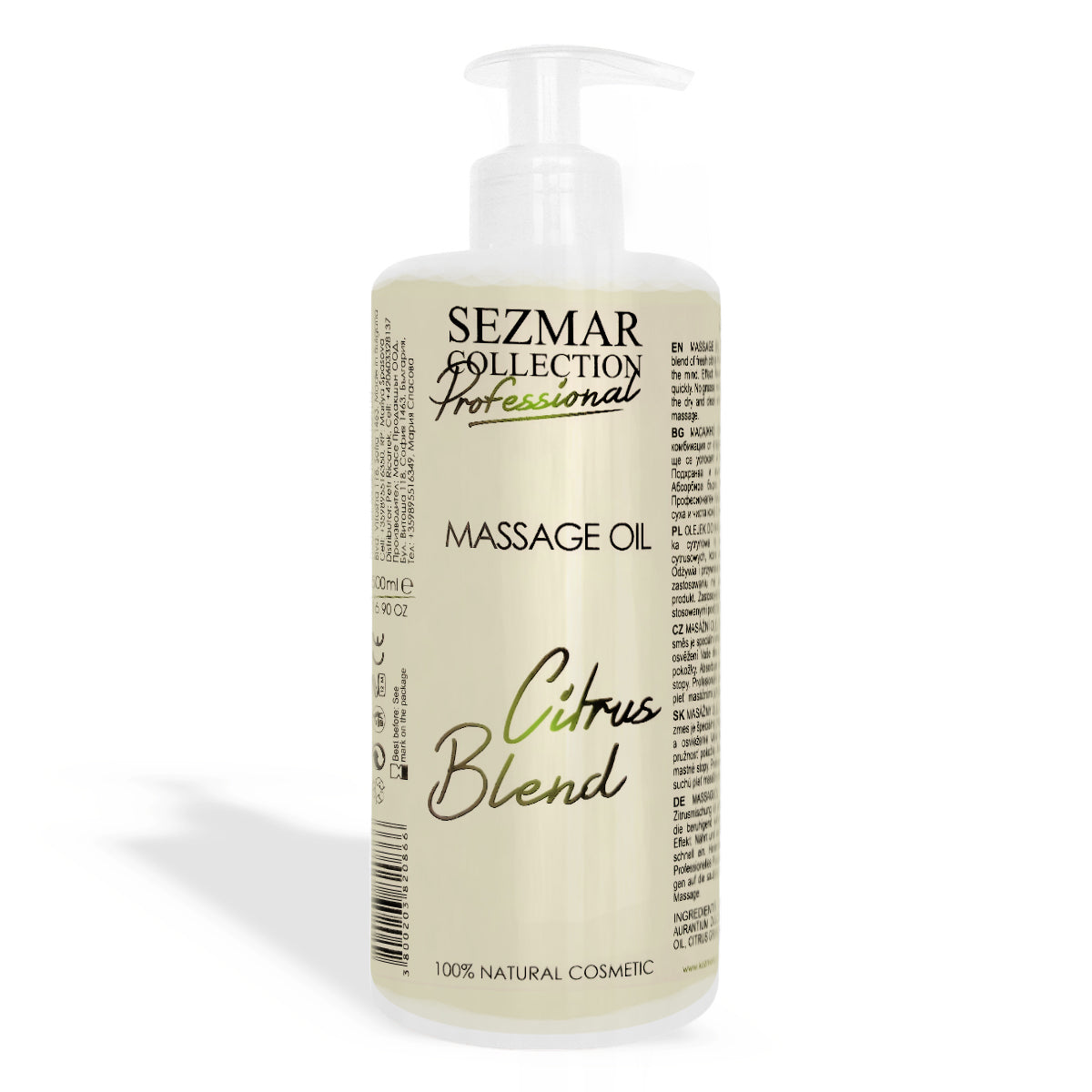 Citrus Mix Massageolie, 500 ml