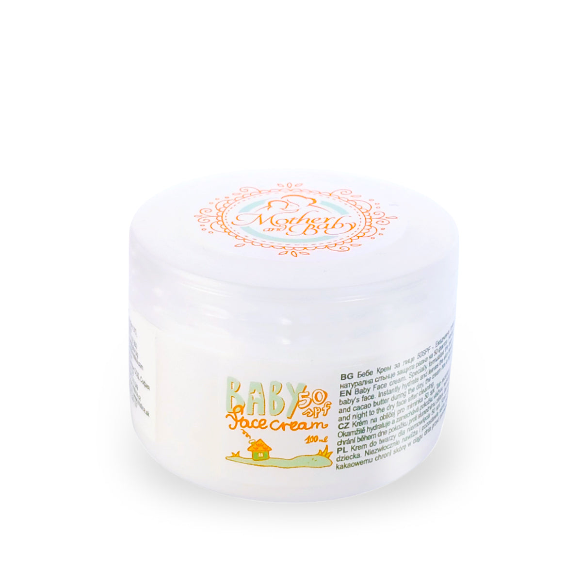 Babygezichtscrème 50SPF, 100 ml