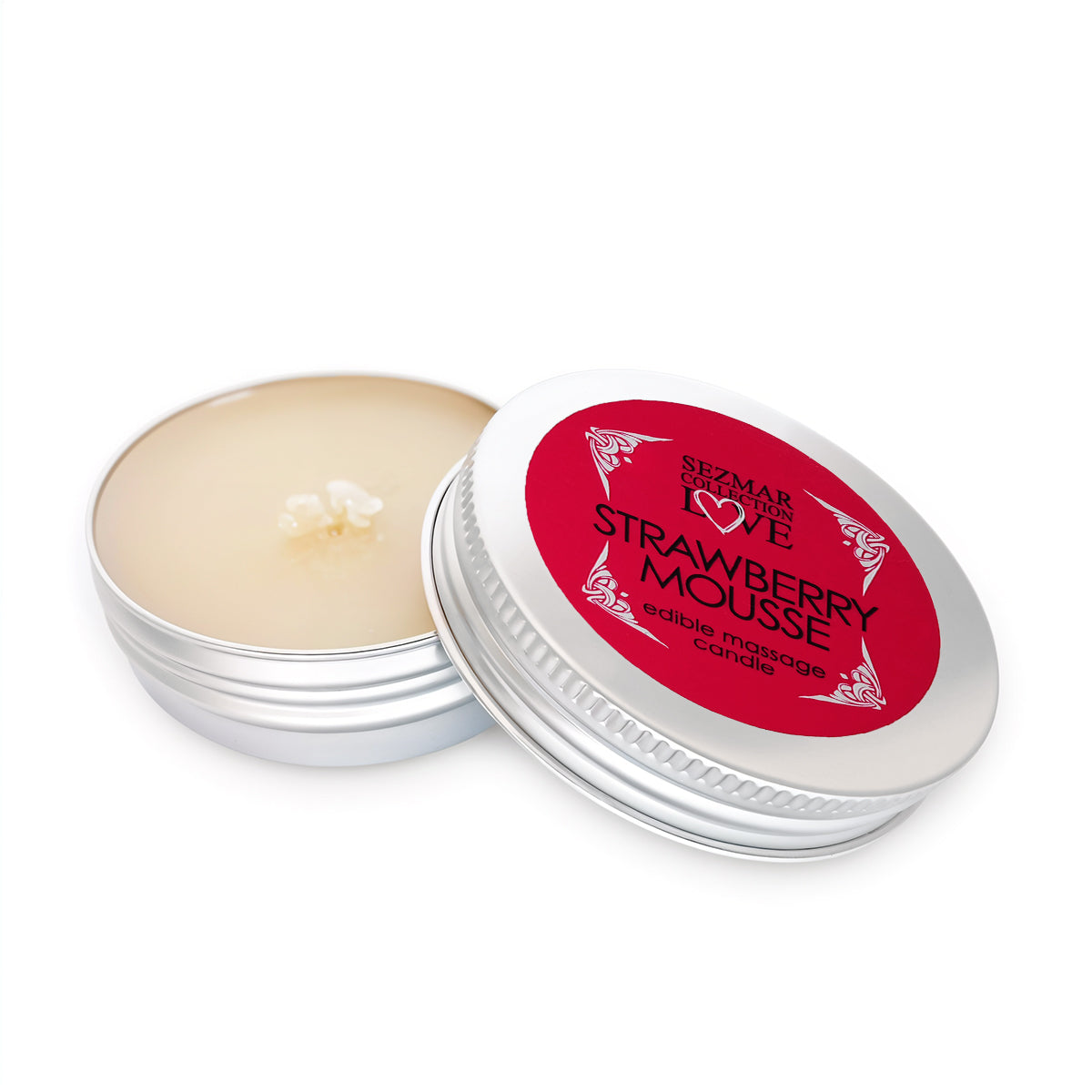 Aardbeienmassagekaars, 30 ml