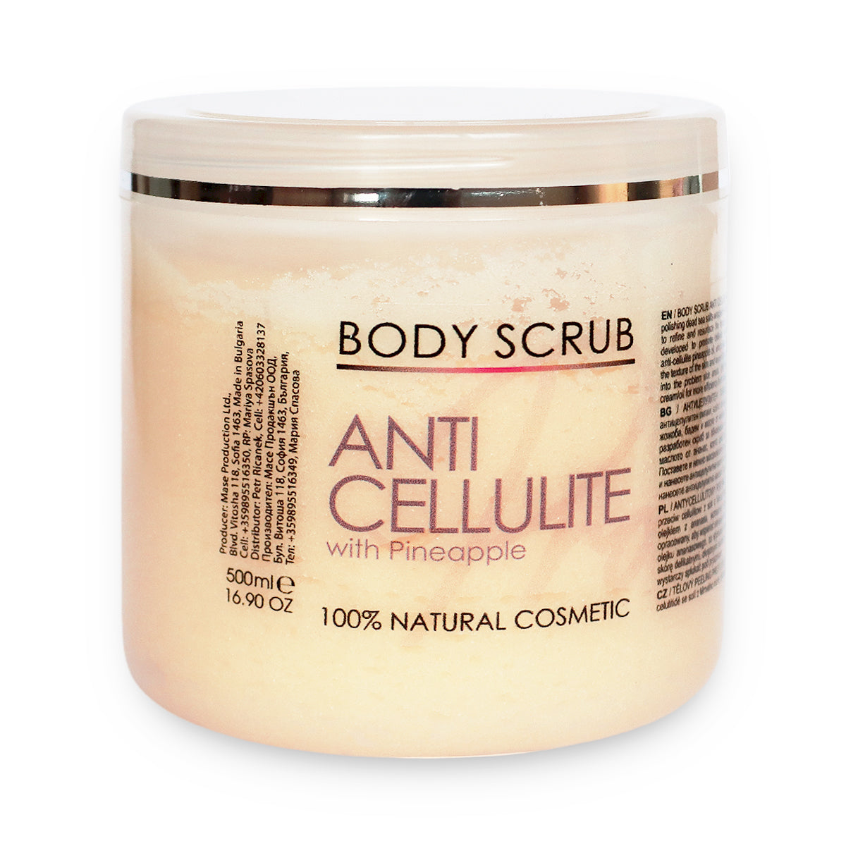 Anti-cellulitis scrub met ananas, 500 ml
