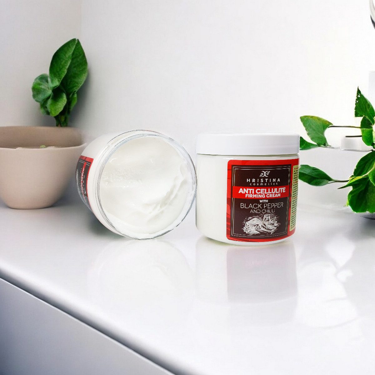 Anti-cellulitiscrème met zwarte peper, 200 ml