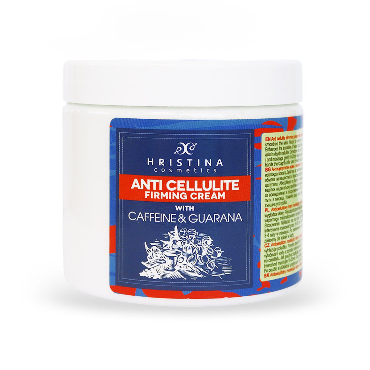 Anticellulitiscrème cafeïne &amp; guarana, 200 ml