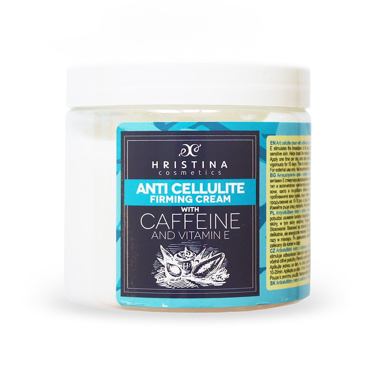 Anti-cellulitiscrème met cafeïne en vitamine E, 200 ml