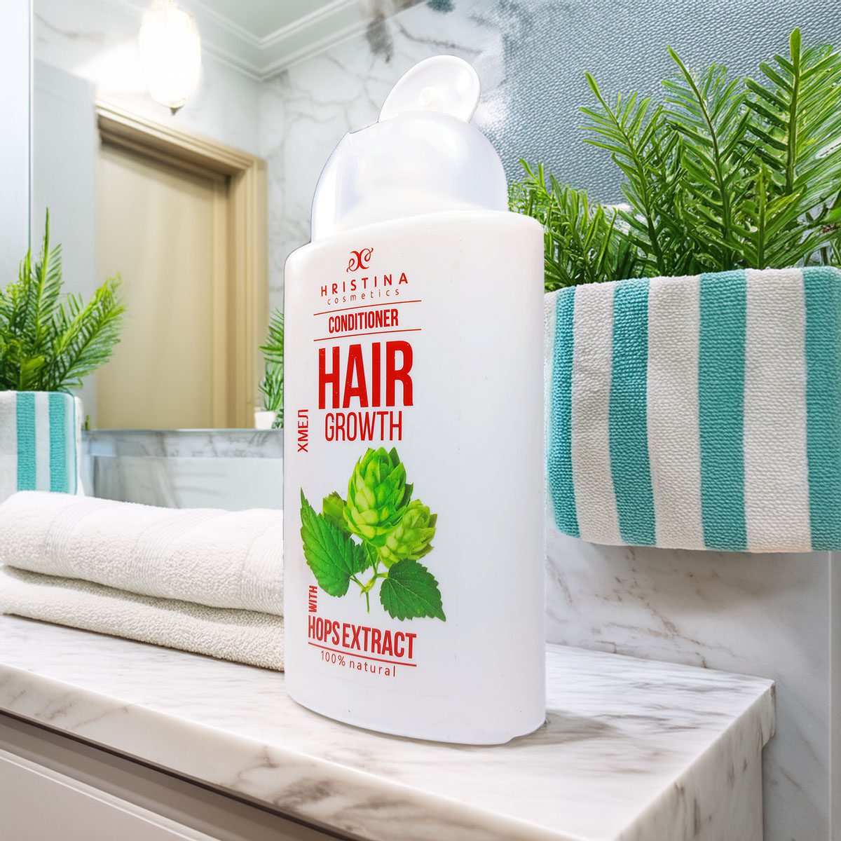 Haarconditioner met hopextract voor haargroei, 200 ml