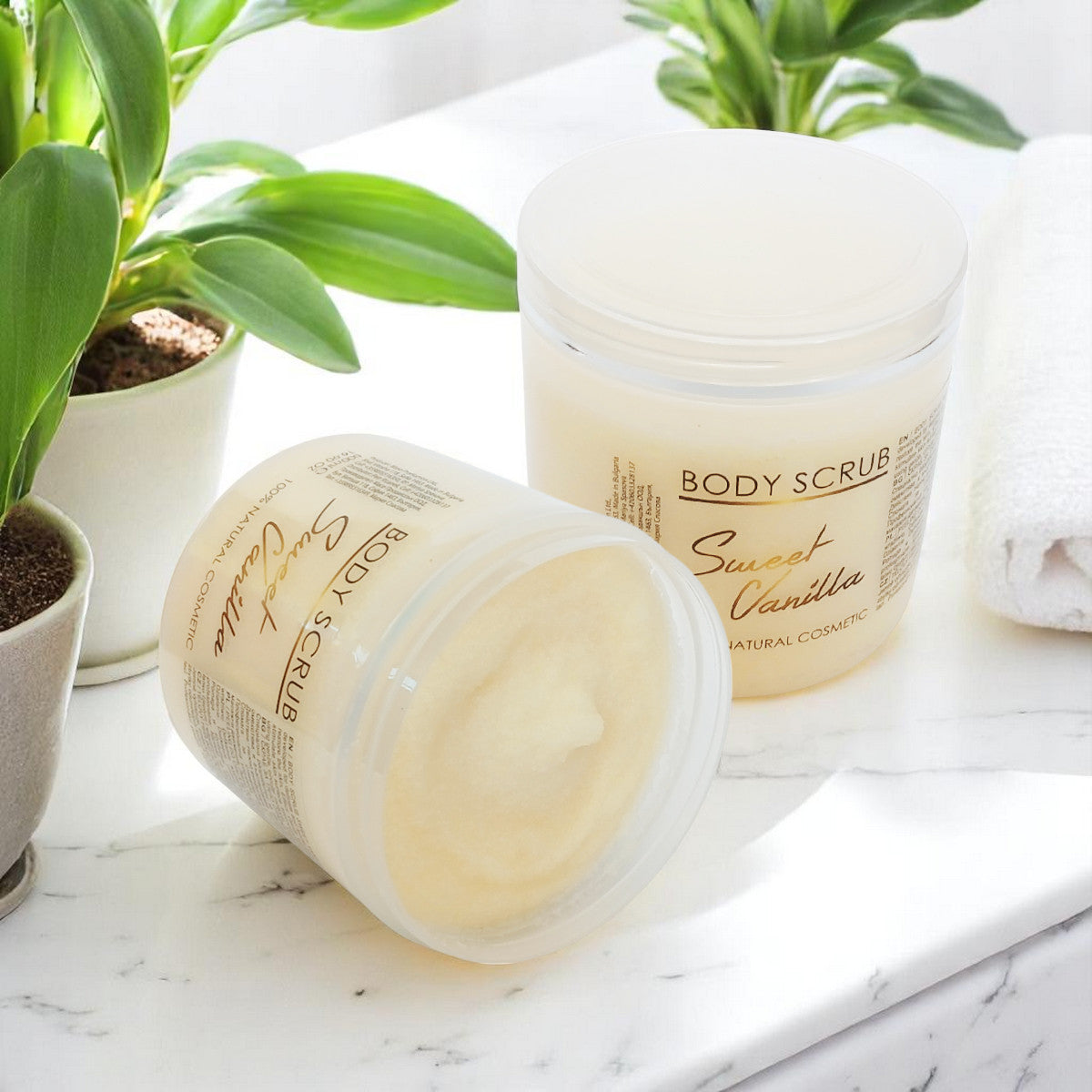 Bodyscrub Zoete Vanille, 500 ml