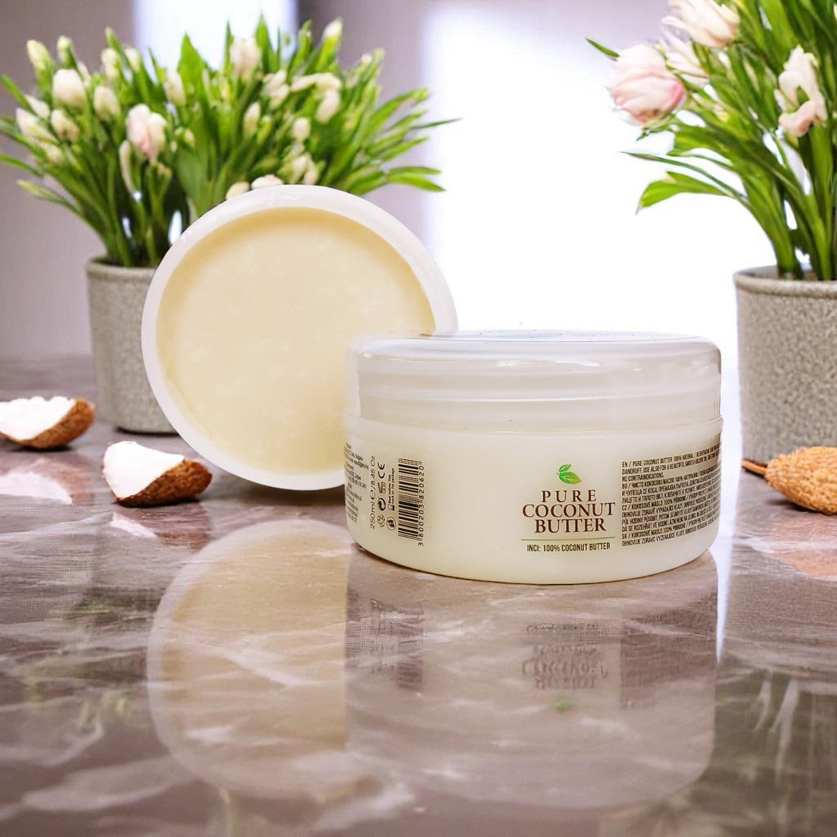 Natuurlijke kokosolie, 250 ml