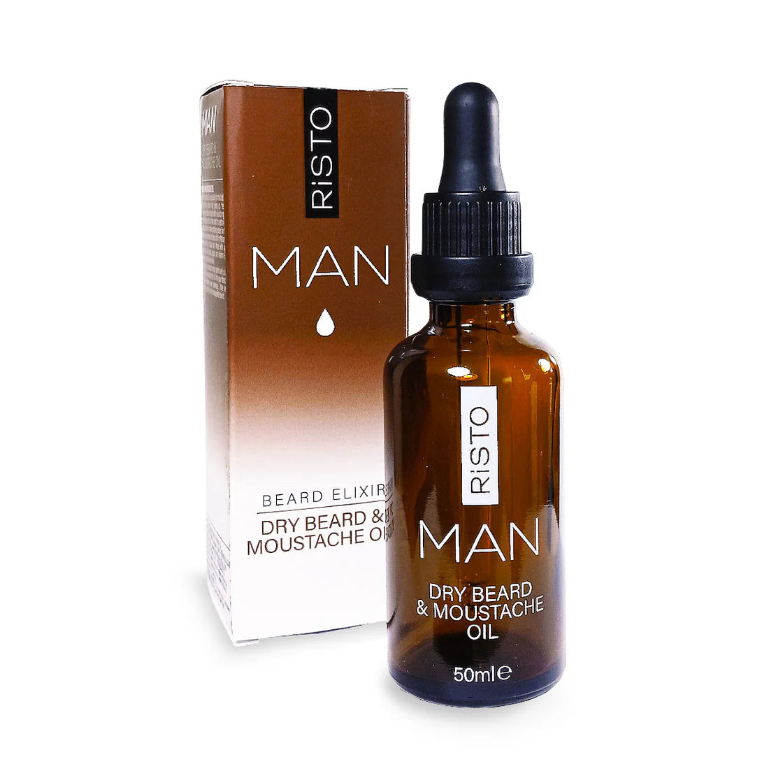 RISTO Droge Olie voor Baard en Snor, 50 ml