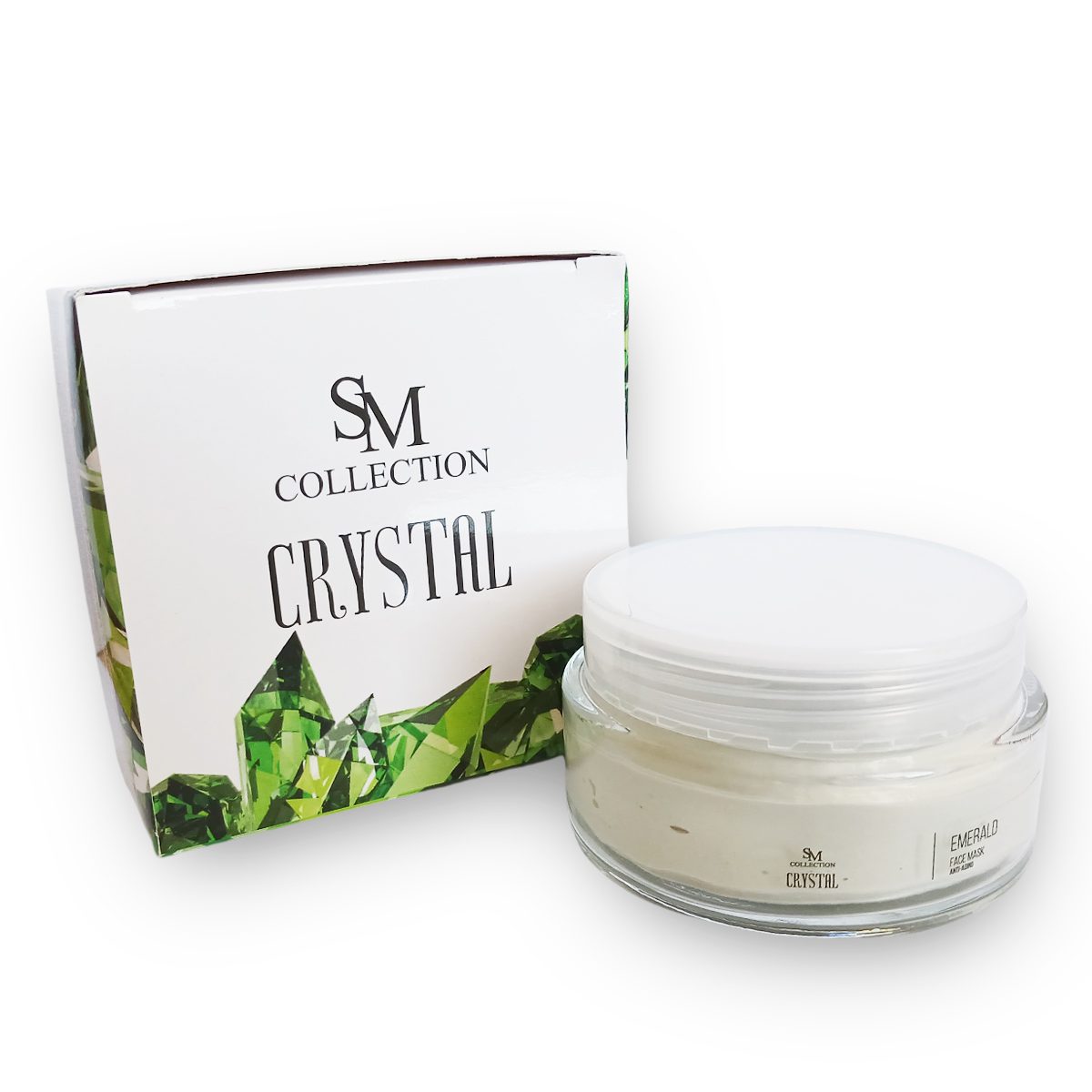 Gezichtsmasker met smaragdpoeder, 100 ml