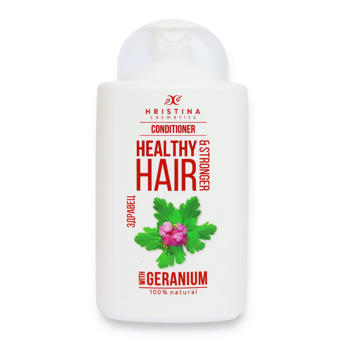Haarbalsem met geraniumextract voor haarsterkte, 200 ml