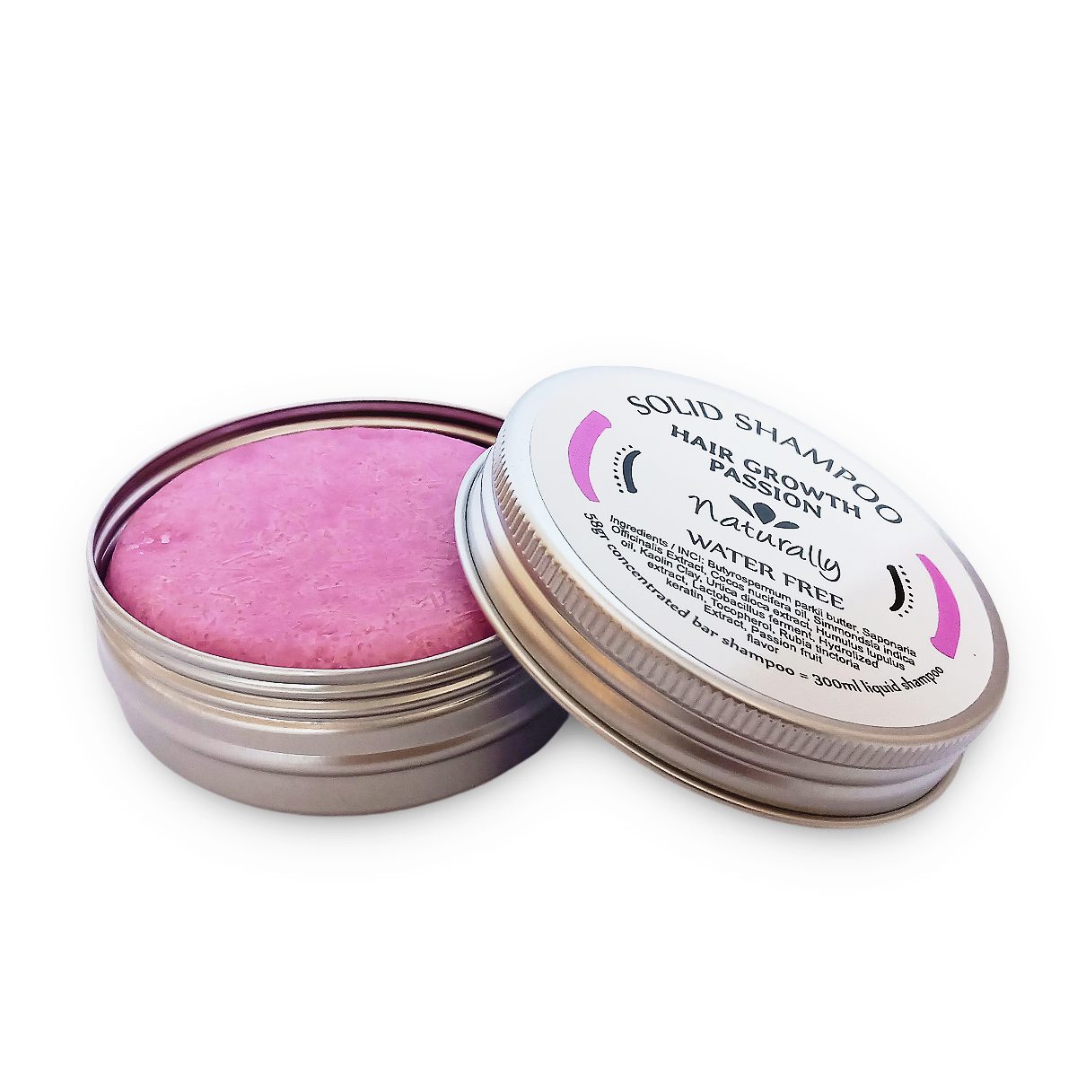 Vaste shampoo voor haargroei, 58 gr