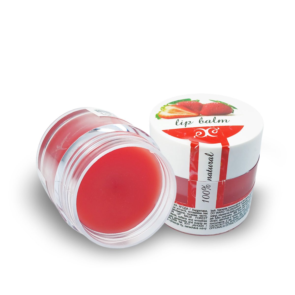 Lippenbalsem met aardbeiensmaak, 30 ml