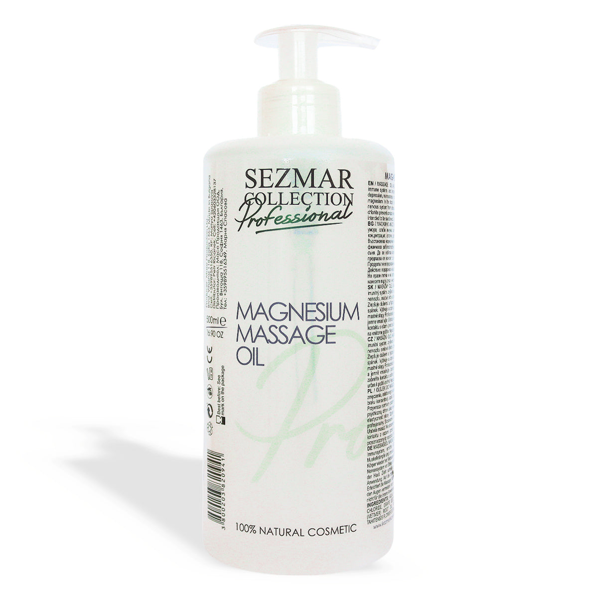 Massageolie Magnesium, 500 ml