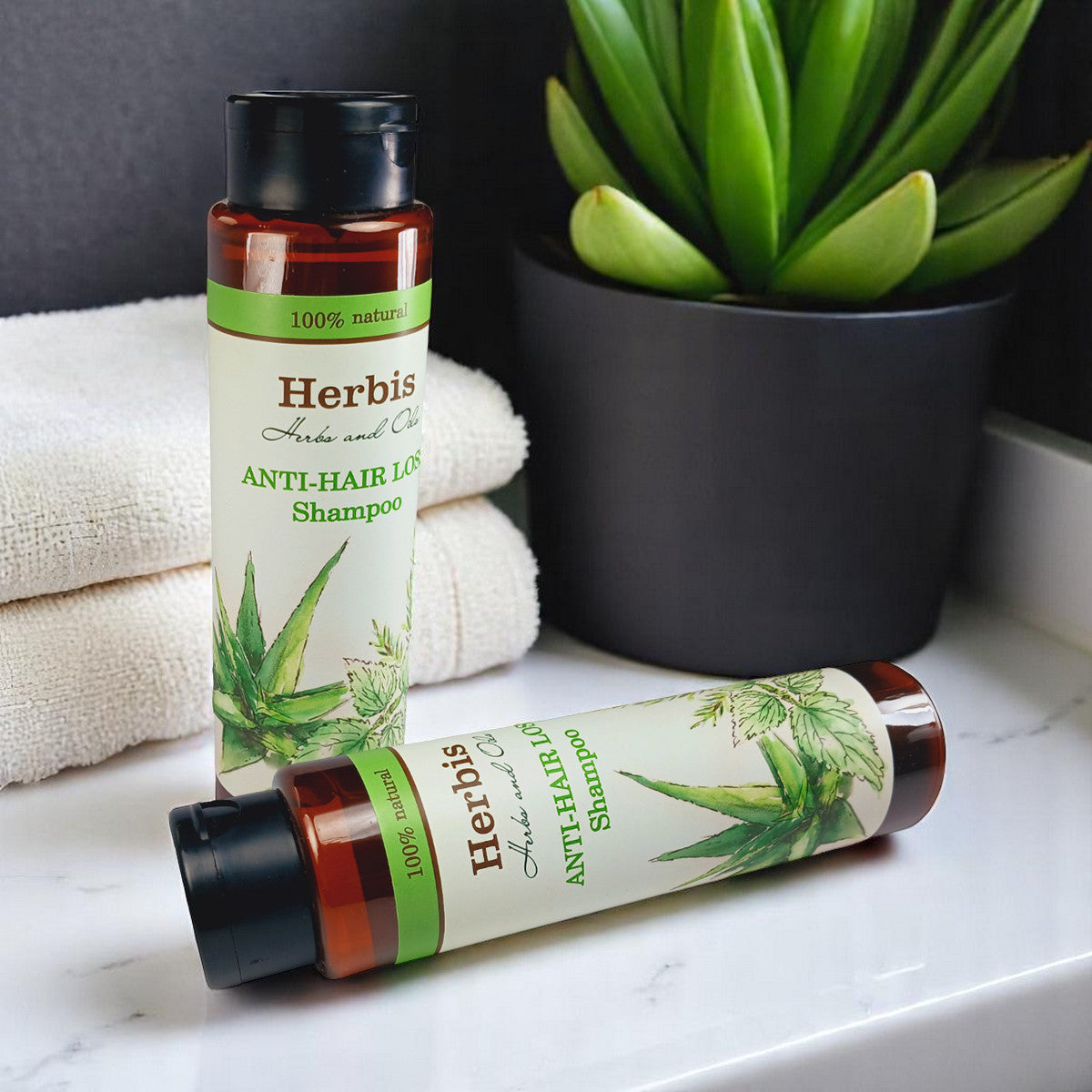 HERBIS Natuurlijke Shampoo Tegen Haaruitval, 300ml