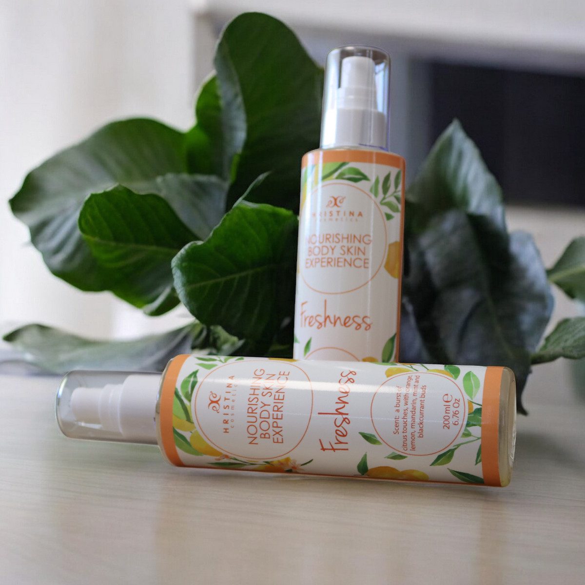 Voedende spray voor een frisse lichaamsolie, 200 ml