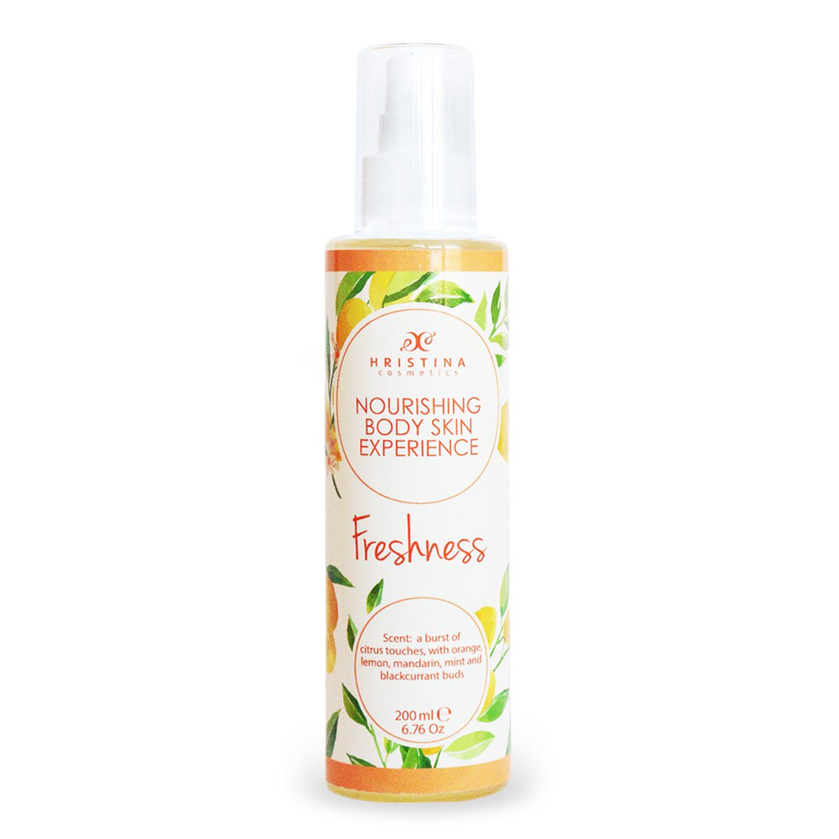 Voedende spray voor een frisse lichaamsolie, 200 ml