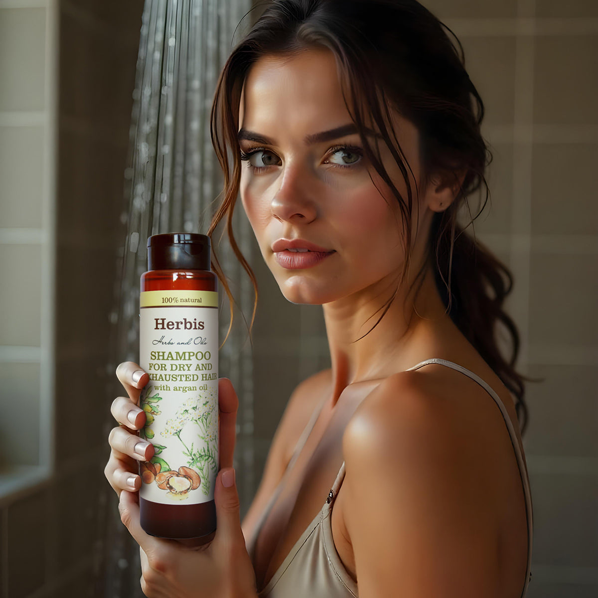 HERBIS Shampoo voor droog en beschadigd haar, 300 ml