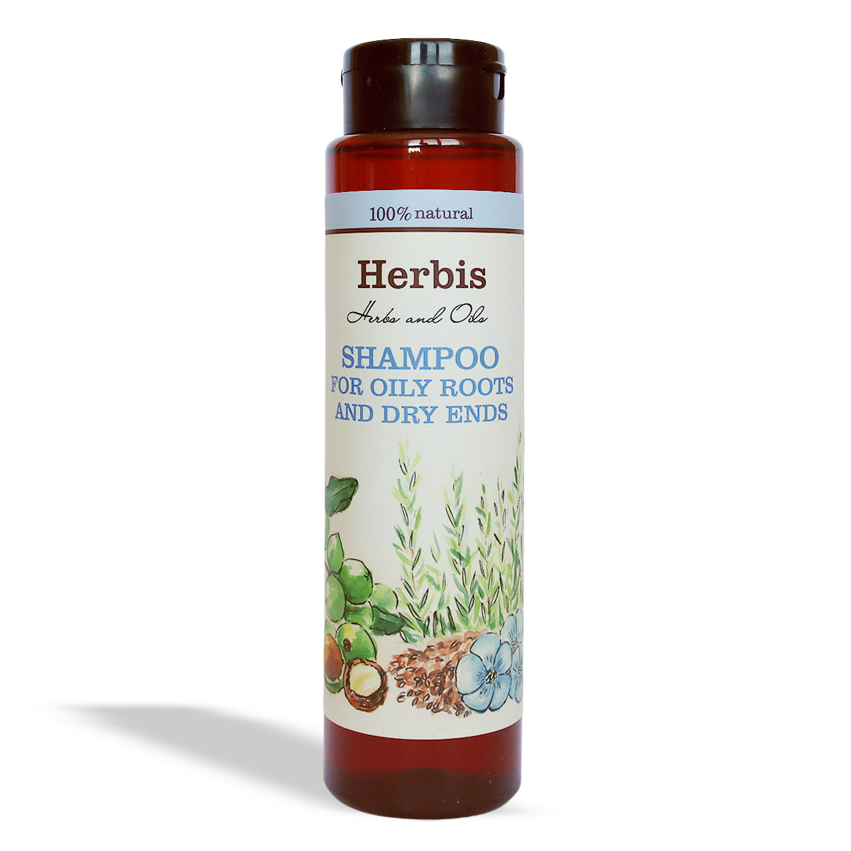 HERBIS Shampoo voor vette wortels en droge punten, 300 ml