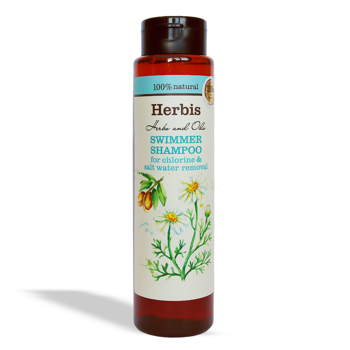HERBIS Swim Shampoo voor het verwijderen van chloor en zout water, 300 ml