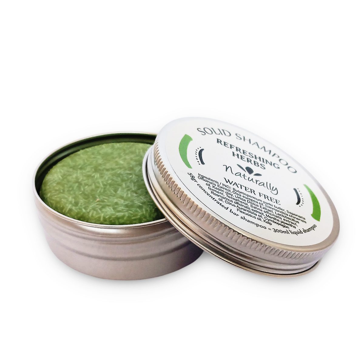 Vaste shampoo met verfrissende kruiden, 58 gr