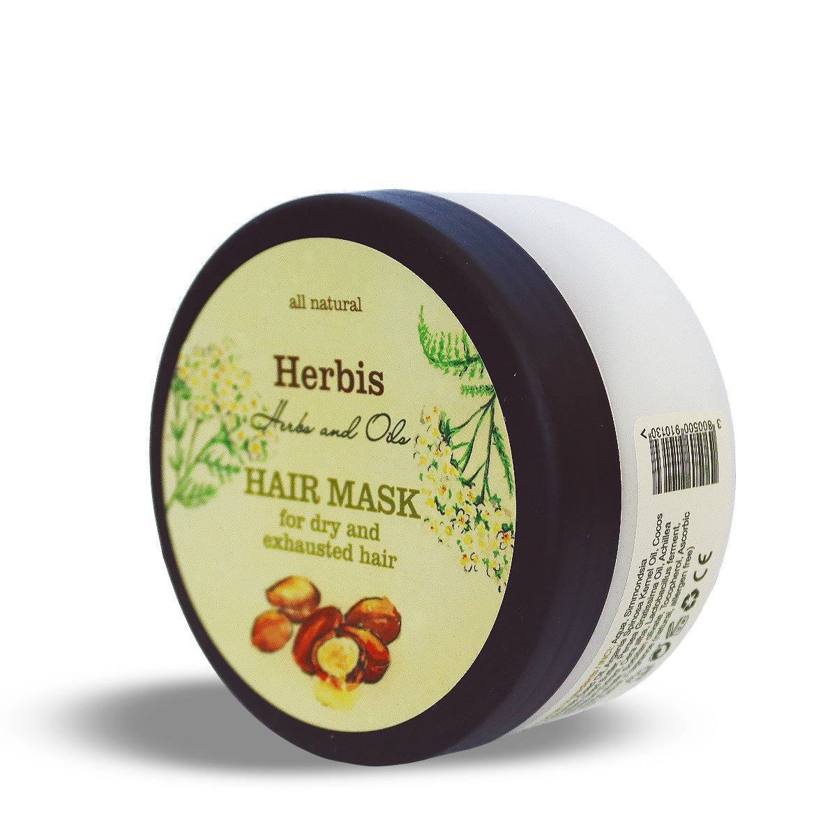 HERBIS Masker voor droog en beschadigd haar, 250 ml