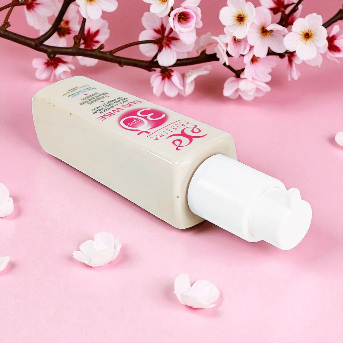Sun Wise SPF 30 voor gezicht en lichaam met breedspectrum UV-bescherming.