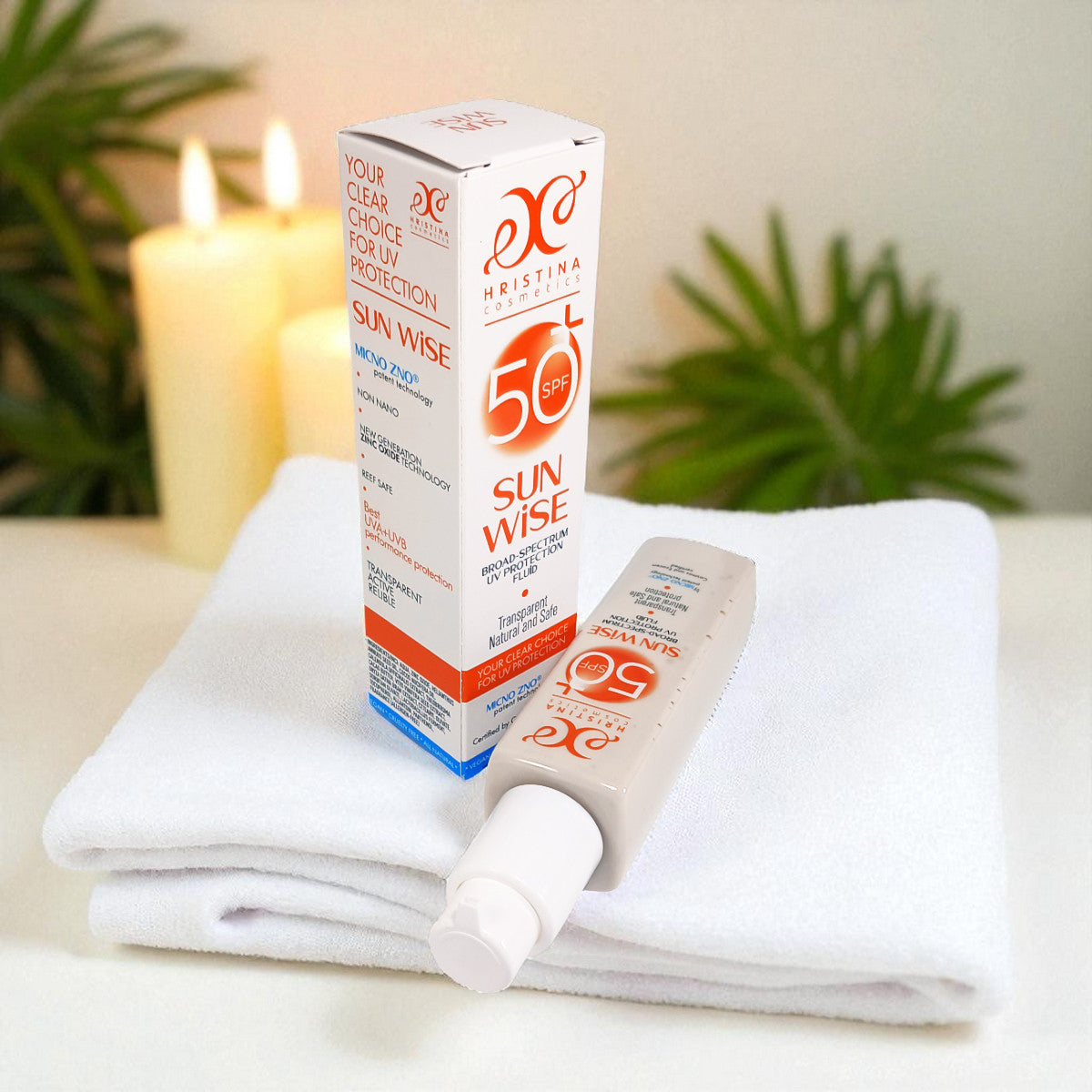 SUN WISE HYDRATERENDE VLOEISTOF - SPF 50