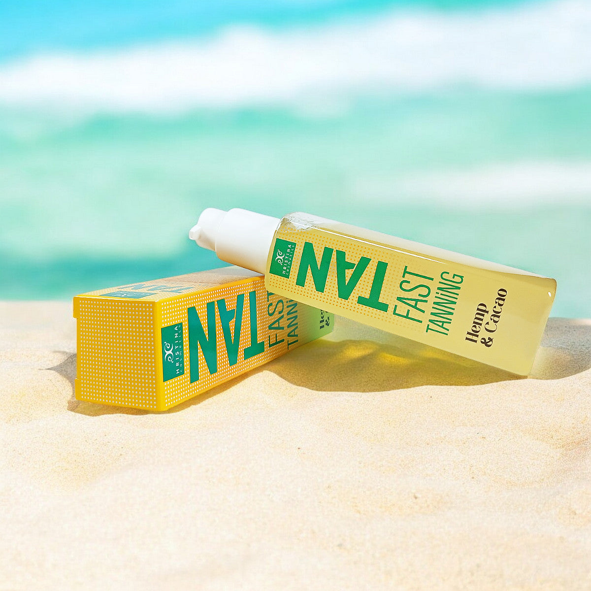 Snelbruinende olie met hennepolie en cacao