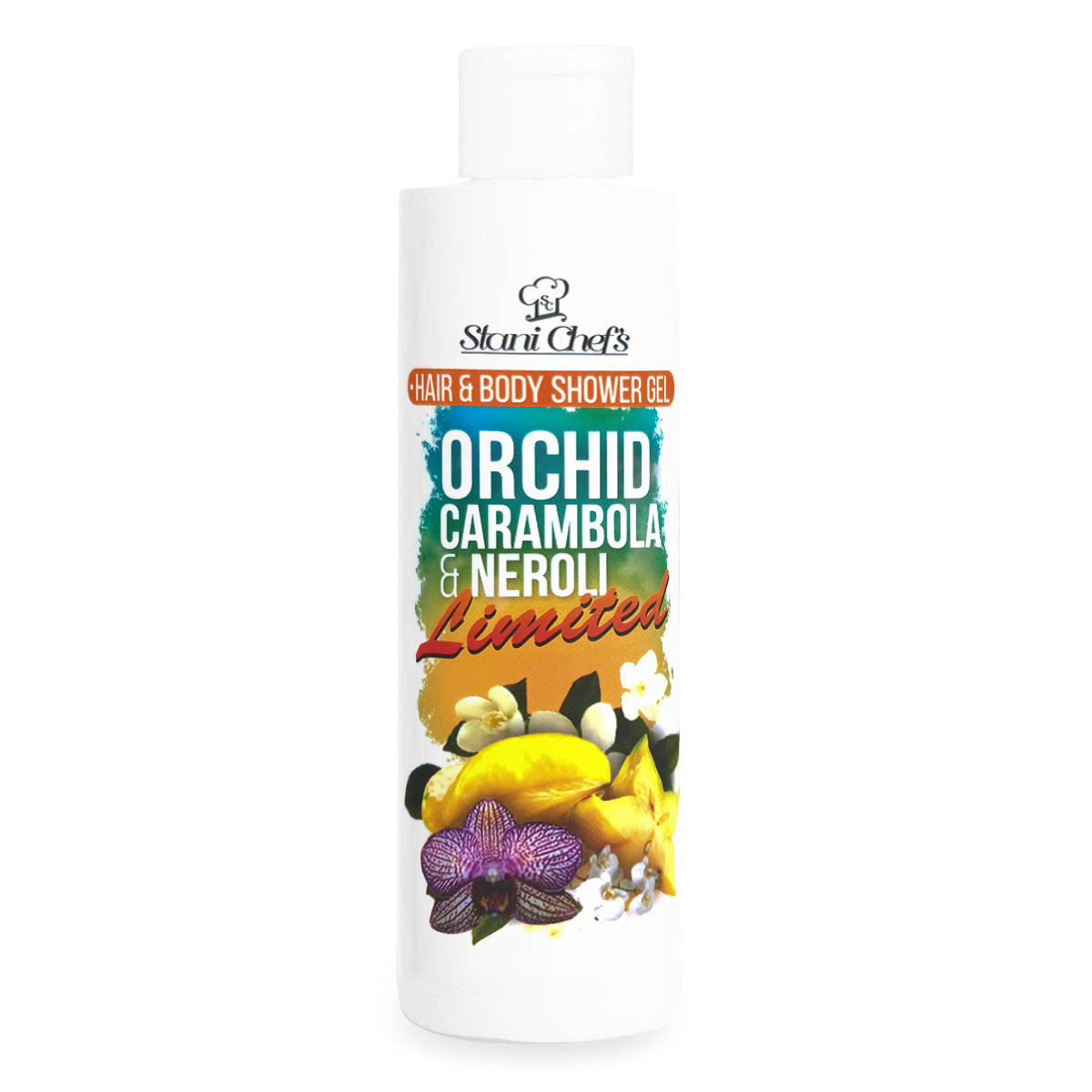 Douchegel voor haar en lichaam Carambola, Orchidee en Neroli, 250 ml